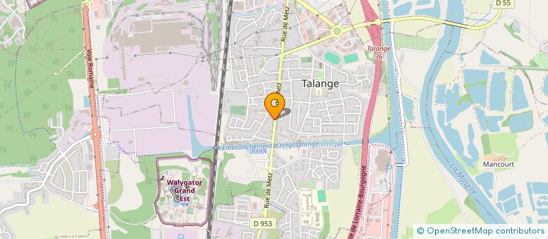 localisation de l'entreprise BATTISTON SARL à TALANGE