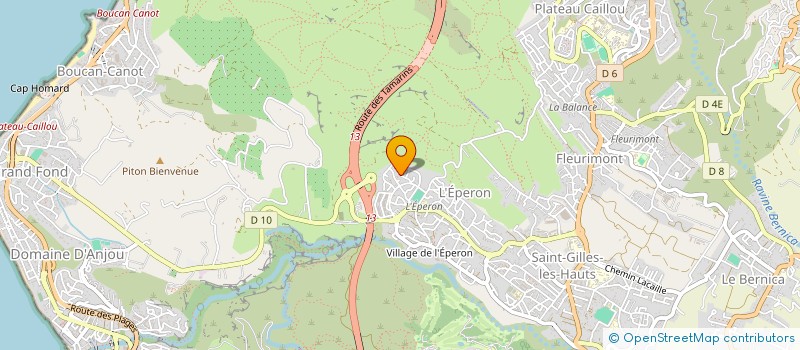 localisation de l'entreprise BATTLE DE L'OUEST  SAINT-PAUL