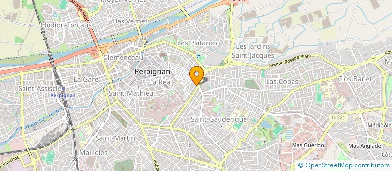 localisation de l'entreprise BATTLE GILBERT ET PATRICK  PERPIGNAN