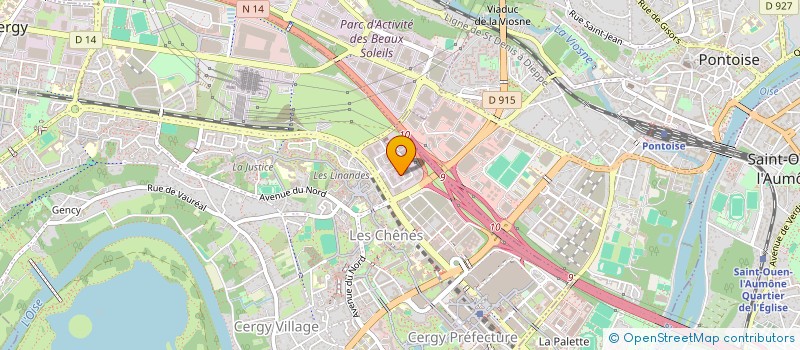 localisation de l'entreprise BATTLE-LAN à CERGY