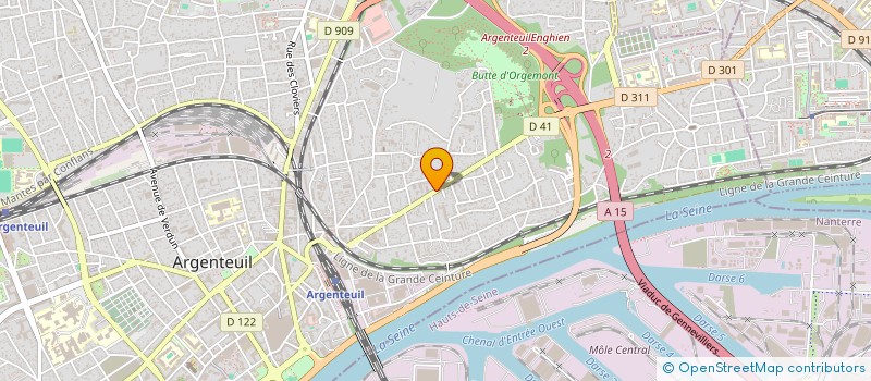 localisation de l'entreprise BATTS AUTO à ARGENTEUIL