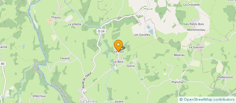 localisation de l'entreprise BATTU à CHAMPAGNAT
