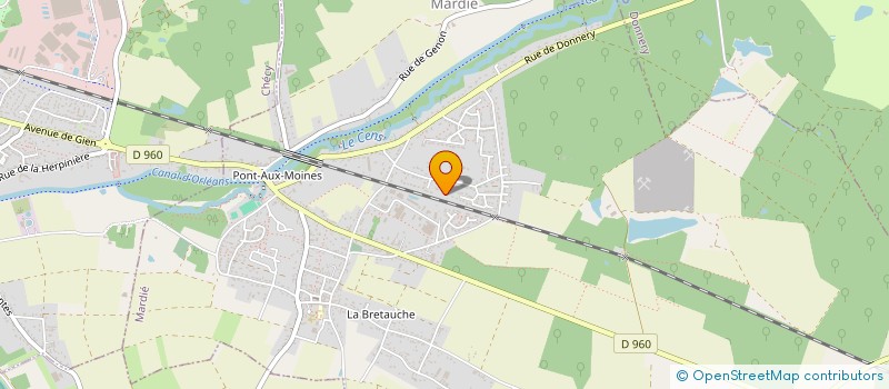 localisation de l'entreprise BATTY ELEC à MARDIE
