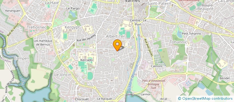 localisation de l'entreprise BATTY MAGELLAN à VANNES