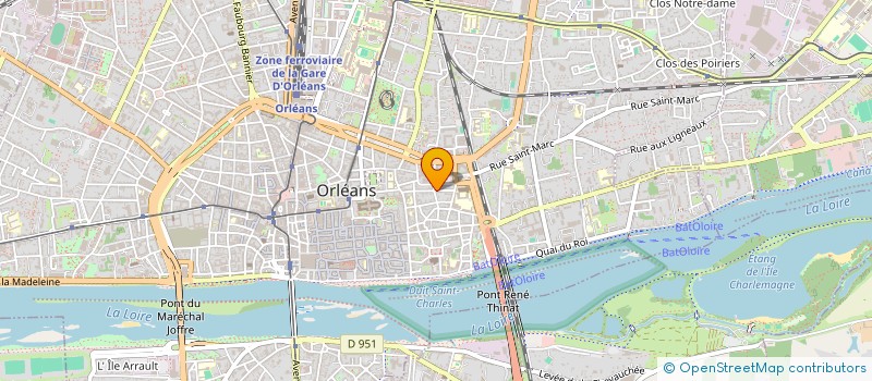 localisation de l'entreprise BATUC A ROGER à ORLEANS