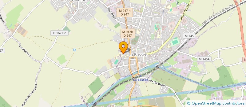 localisation de l'entreprise BATUC'ADA  LA BASSEE