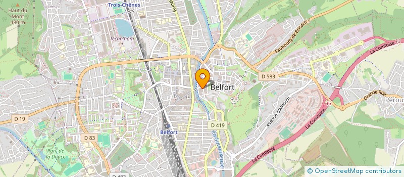 localisation de l'entreprise BATUCA NOVENTA à BELFORT