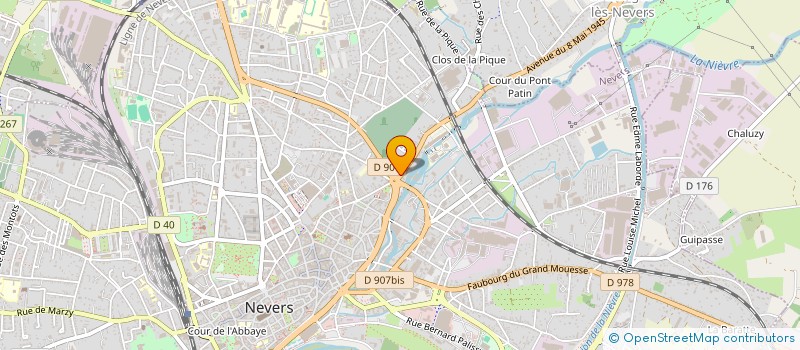 localisation de l'entreprise BATUCADA LES NIEVROSES à NEVERS