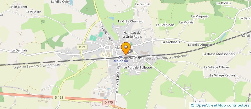 localisation de l'entreprise BATUCANSAK à MALANSAC