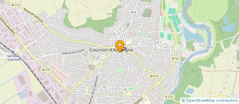 localisation de l'entreprise BATUCATAG à COURNON-D'AUVERGNE