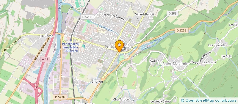 localisation de l'entreprise BATUKA C  PONTCHARRA