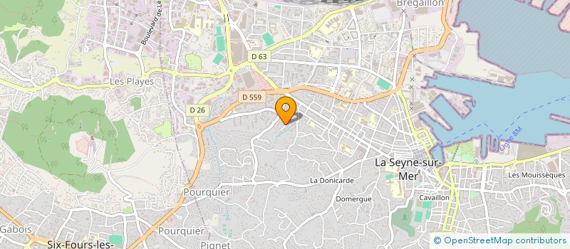 localisation de l'entreprise BATWIN à LA SEYNE-SUR-MER