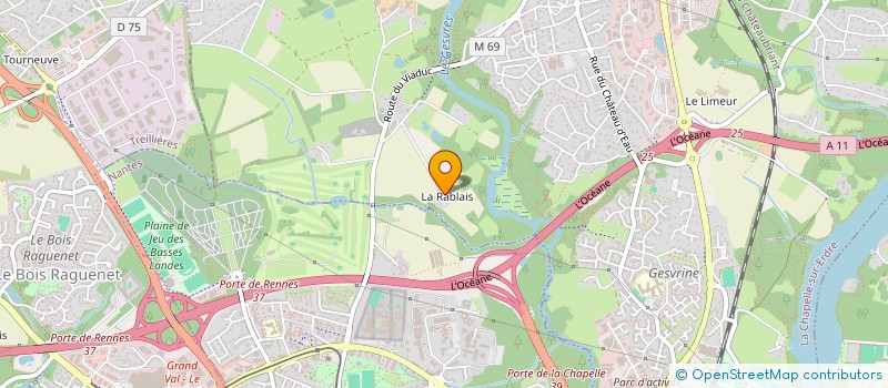 localisation de l'entreprise BATY  CHAPELLE-SUR-ERDRE (LA)