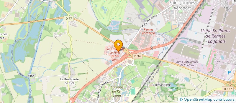 localisation de l'entreprise BATY FRANCE à BRUZ