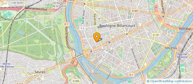 localisation de l'entreprise BATY PLOMBERIE  BOULOGNE-BILLANCOURT