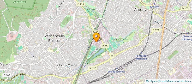localisation de l'entreprise BATY'R  VERRIERES-LE-BUISSON