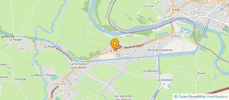 localisation de l'entreprise BATY RENO  MOLINET