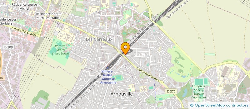 localisation de l'entreprise BATYASS à GONESSE