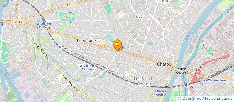 localisation de l'entreprise BATYCE  LE VESINET