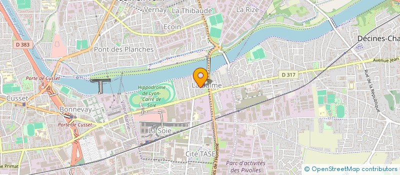 localisation de l'entreprise BATYKAR  VAULX-EN-VELIN