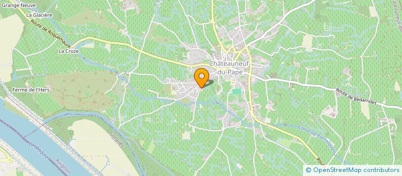 localisation de l'entreprise BATYL  CHATEAUNEUF-DU-PAPE