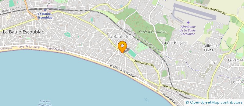 localisation de l'entreprise BATYMA  LA BAULE-ESCOUBLAC