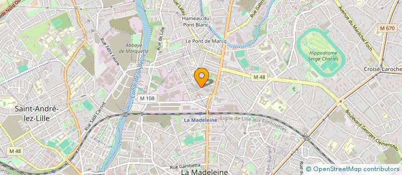 localisation de l'entreprise BATYPLEX à MARCQ-EN-BARŒUL
