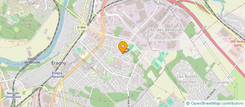 localisation de l'entreprise BATYRAH  ERAGNY