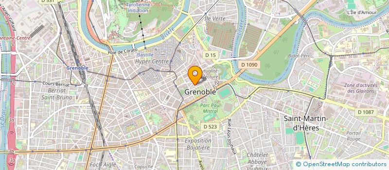 localisation de l'entreprise BATYS à GRENOBLE