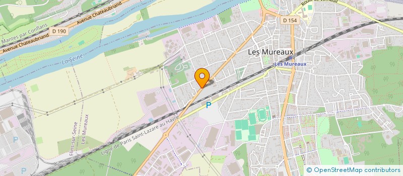 localisation de l'entreprise BATYS RENOVE à LES MUREAUX