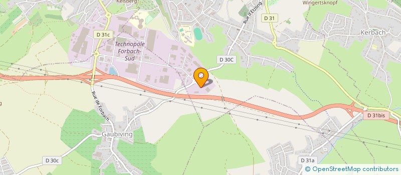 localisation de l'entreprise BATYSAR  BEHREN-LES-FORBACH