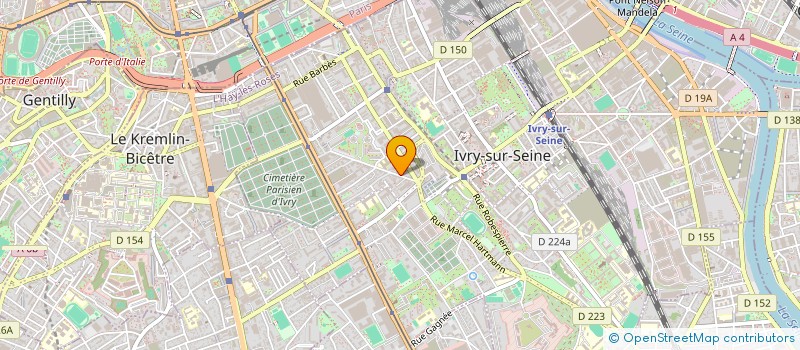 localisation de l'entreprise BATYSOL  IVRY-SUR-SEINE