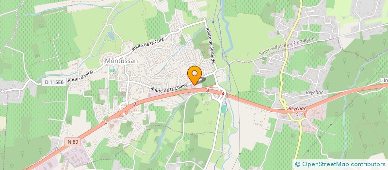 localisation de l'entreprise BATZEILLE  LANDIRAS