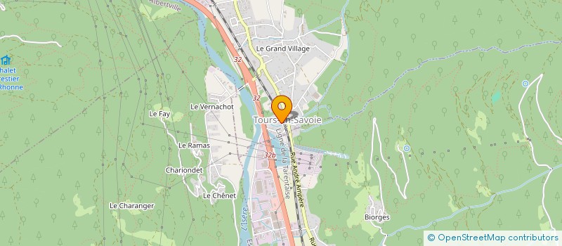 localisation de l'entreprise BAU à TOURS-EN-SAVOIE