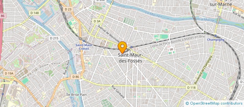 localisation de l'entreprise BAUBAN à SAINT-MAUR-DES-FOSSES