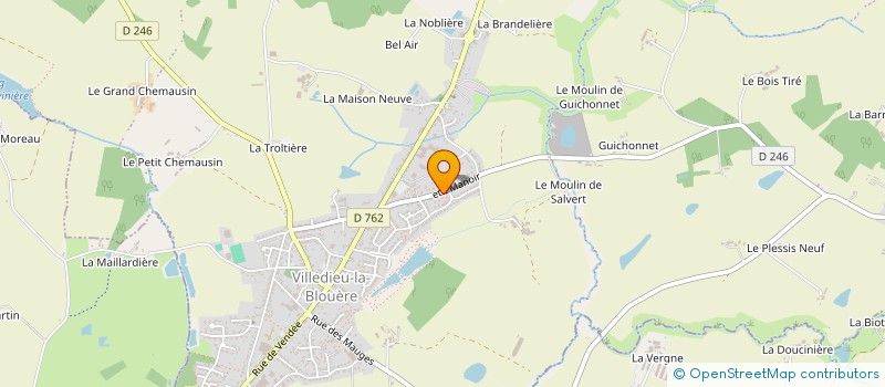 localisation de l'entreprise BAUBY BUILDING  BEAUPREAU-EN-MAUGES