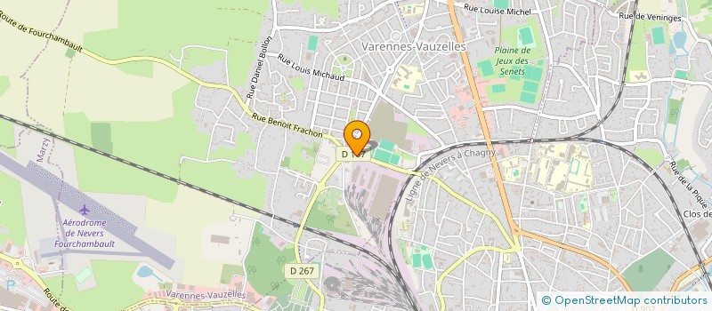 localisation de l'entreprise BAUCAJA  VARENNES-VAUZELLES