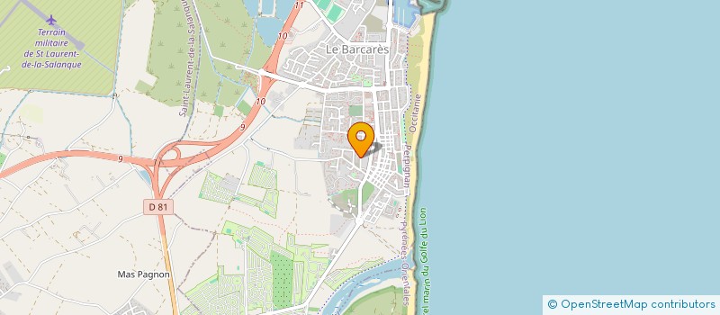 localisation de l'entreprise BAUCELLS LMNP  LE BARCARES