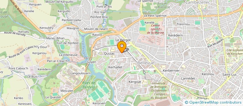 localisation de l'entreprise BAUCHER à BREST