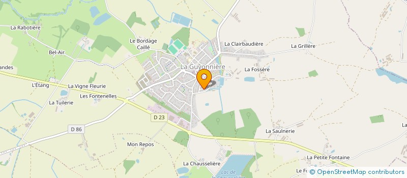 localisation de l'entreprise BAUCHET LE ROYER à MONTAIGU-VENDEE