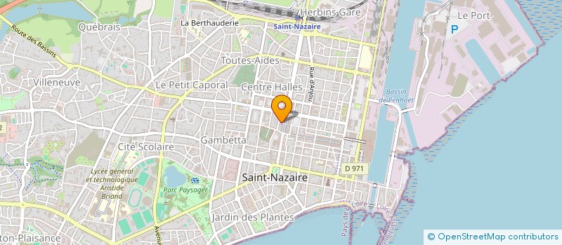 localisation de l'entreprise BAUCIS  SAINT-NAZAIRE