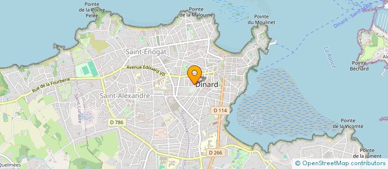 localisation de l'entreprise BAUCIS  DINARD