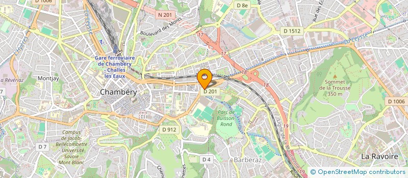 localisation de l'entreprise BAUCOMAS CONSULTING à CHAMBERY