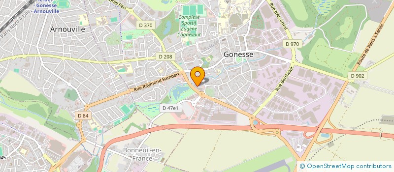 localisation de l'entreprise BAUCYF  GONESSE