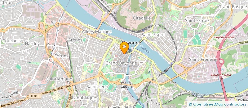localisation de l'entreprise BAUD à BAYONNE