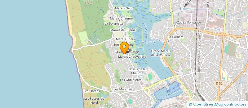 localisation de l'entreprise BAUD CHRISTIAN ET GHISLAIN à LES SABLES D'OLONNE