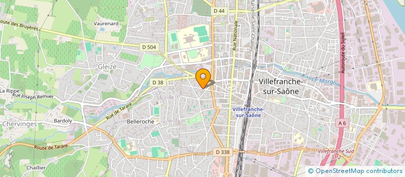 localisation de l'entreprise BAUD CONSULT à VILLEFRANCHE-SUR-SAONE