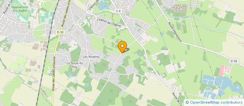 localisation de l'entreprise BAUD DES LANDES à SOULLANS