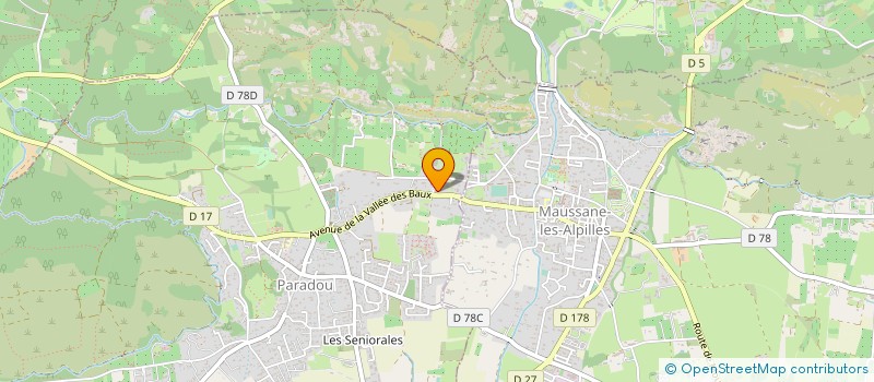 localisation de l'entreprise BAUD DUPIEUX  PARADOU (LE)