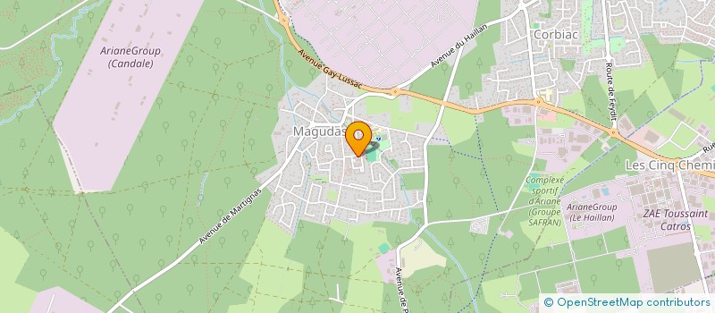 localisation de l'entreprise BAUD & FRERES  SAINT-MEDARD-EN-JALLES